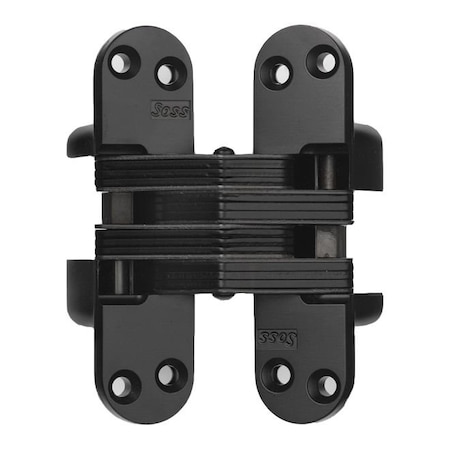Universal Industrial Soss 1-1/8" x 4-5/8" Heavy Duty Invisible Hinge for 1-3/4" Doors Lacquered Oil Rubbed Bronze Finish 218US10BL